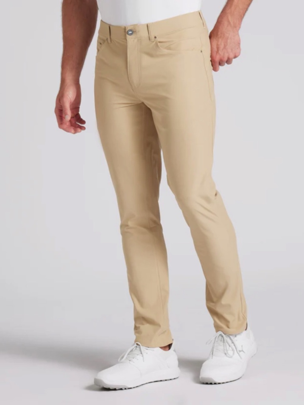 Puma Men’s 101 5 Pocket Khaki Golf Pants Size 38x32